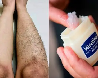 In 2 minutes, remove all body unwanted hair permanently at home, with vaseline