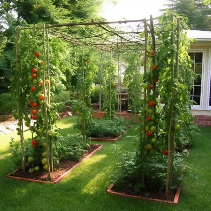 How to build a tomato trellis (stepbystep guide)
