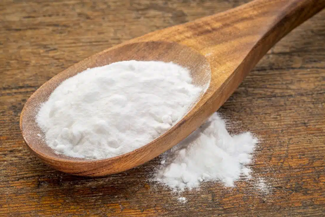 Baking soda used to freshen carpets