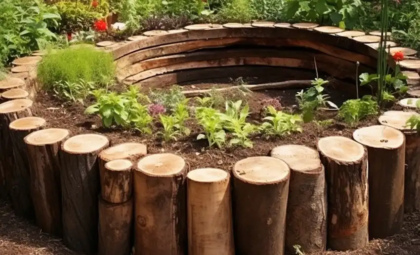 circular garden beds