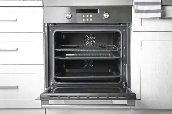 Electric oven in a kitchen
