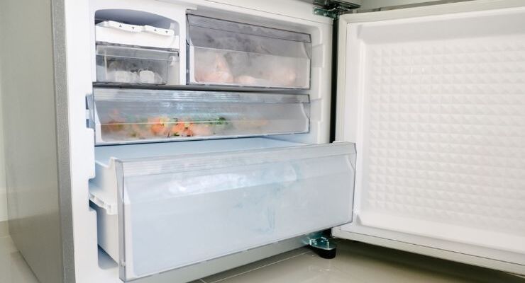 Well-maintained and clean freezer