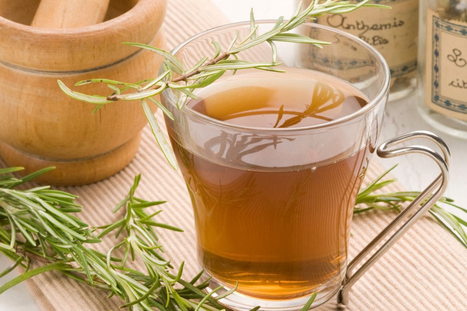 Preparation of rosemary infusion