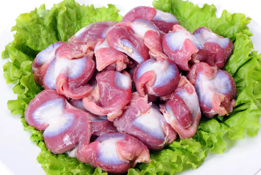 Dish of Chicken Gizzards