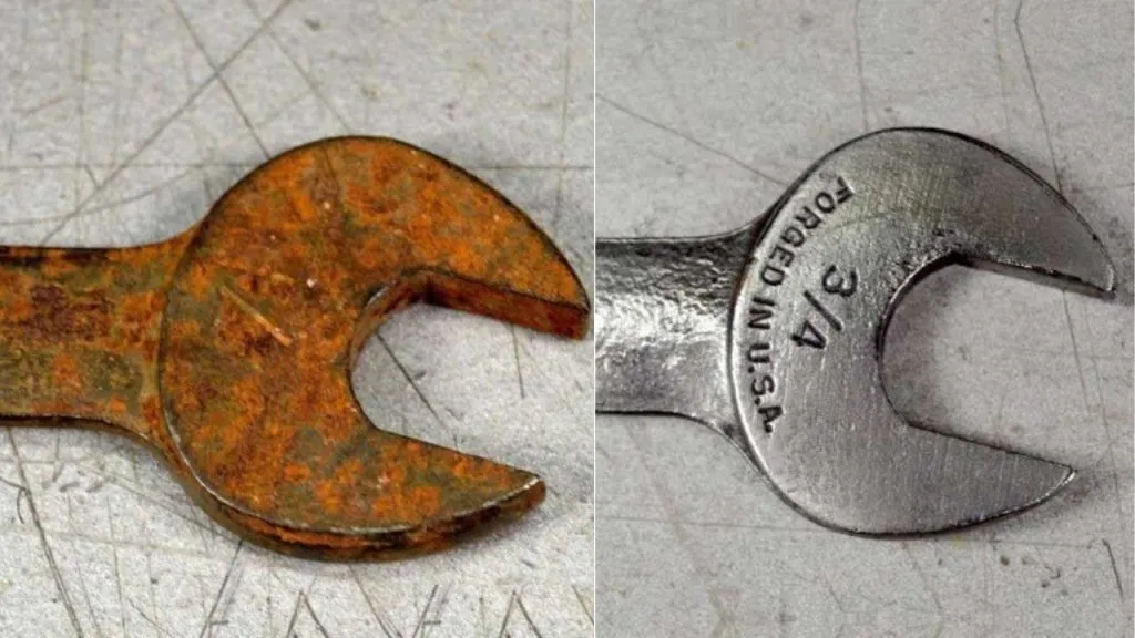 How to clean rusty objects quickly