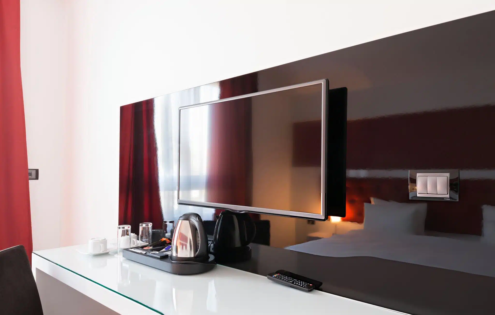Hidden camera in a hotel room