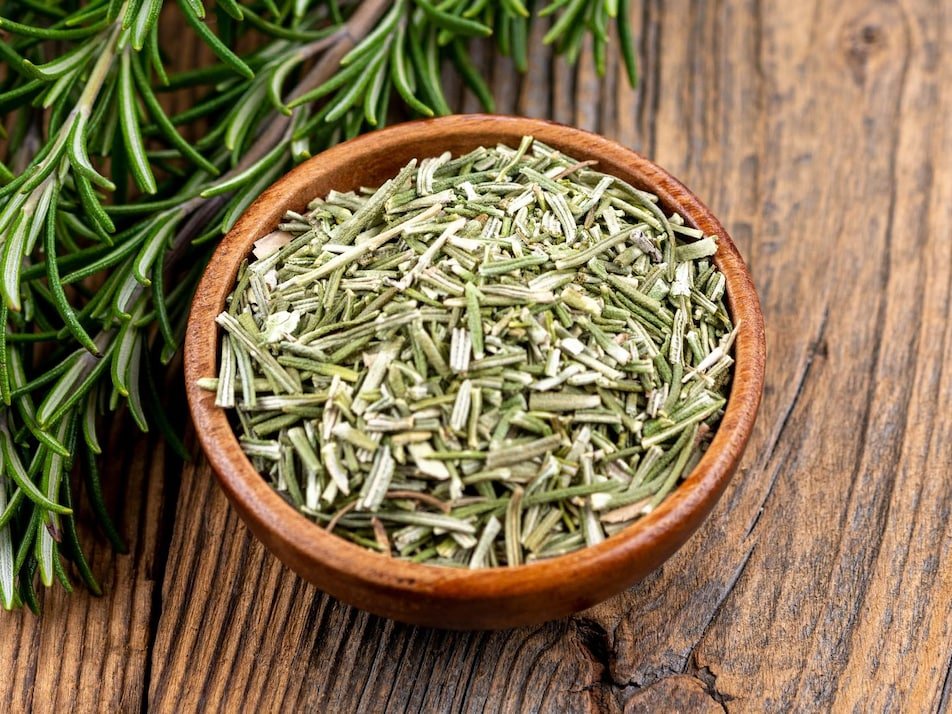 Ingredients with rosemary