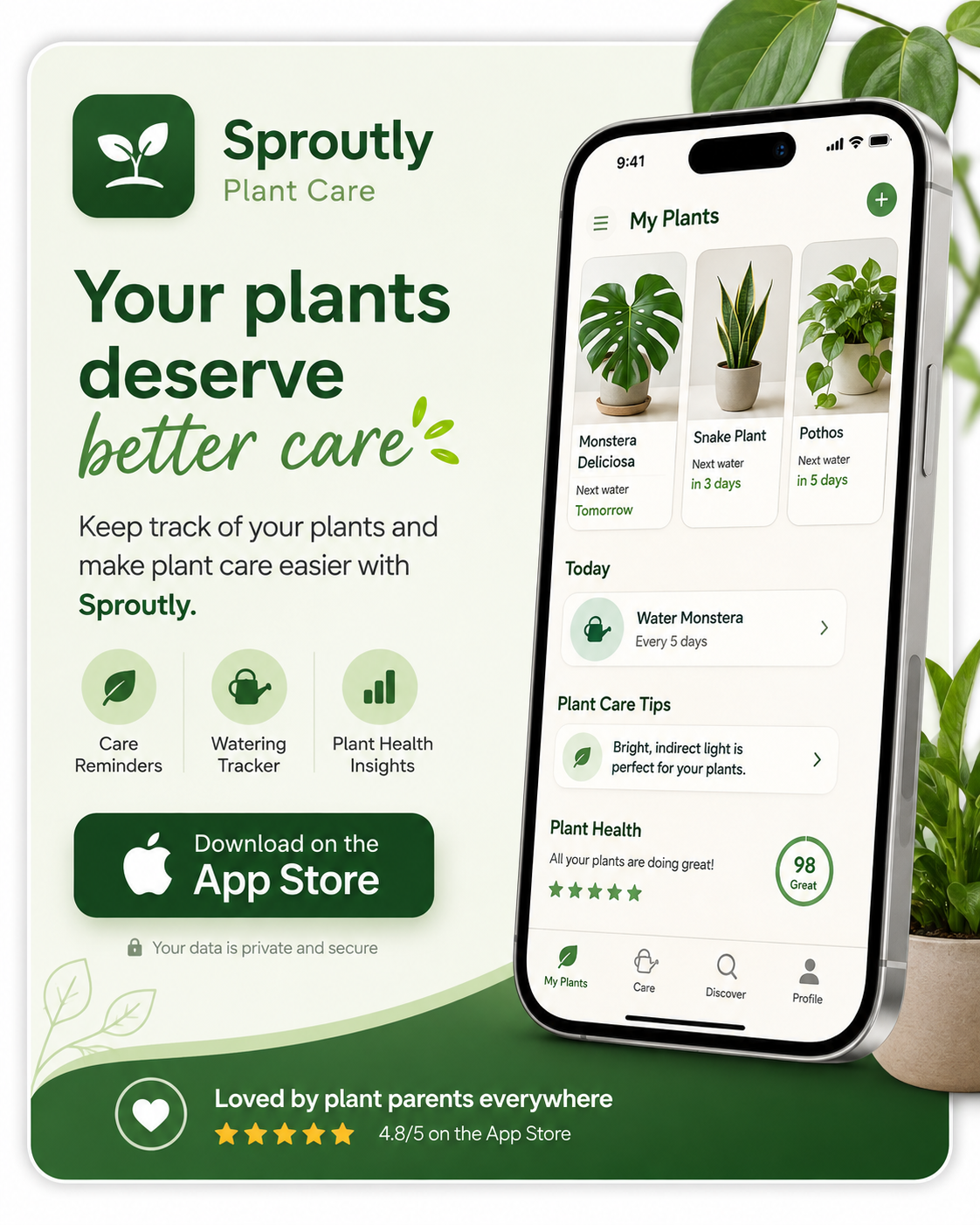 Download Sproutly Plant Care on the App Store