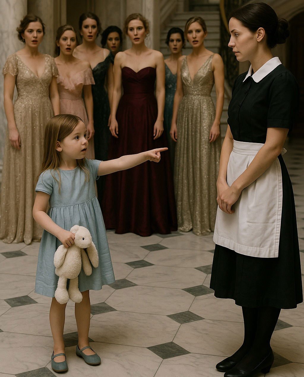 Claire, the caring housekeeper