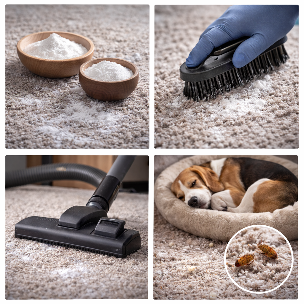 Natural method against fleas