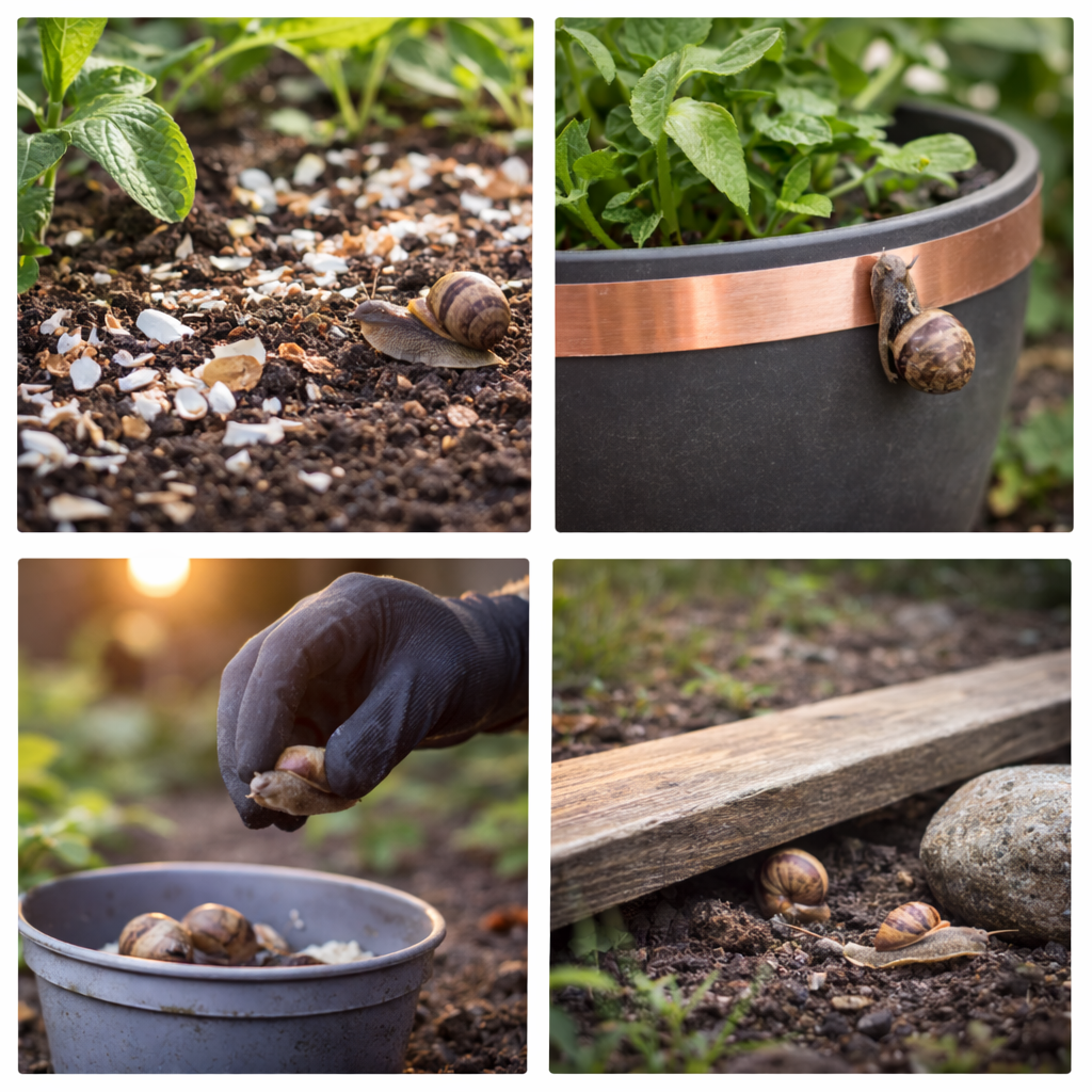 Natural methods against slugs