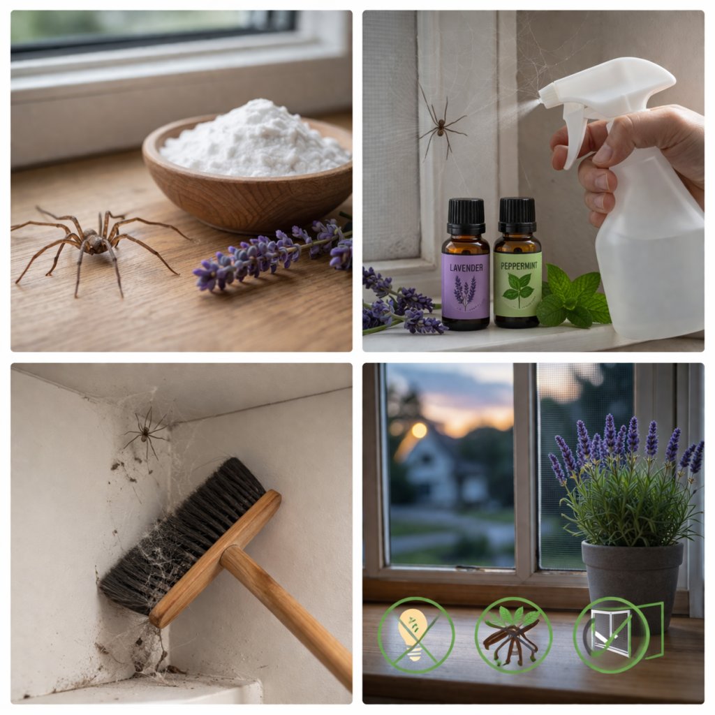 Natural solutions to repel spiders