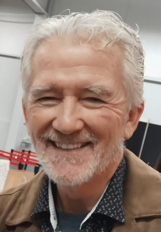 Authentic portrait of Patrick Duffy