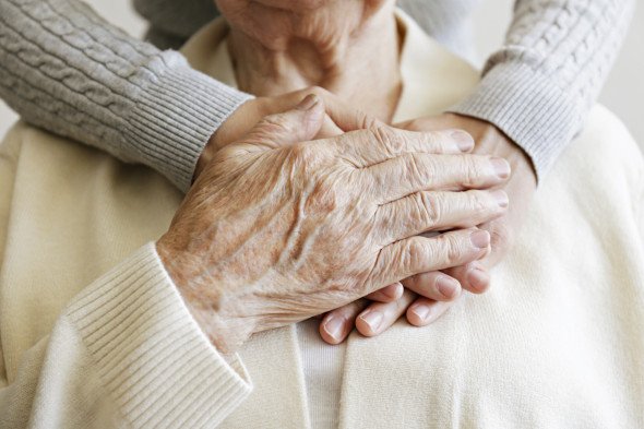 Portrait of a strong elderly woman