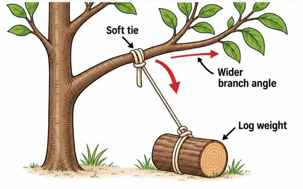 Proper branch bending