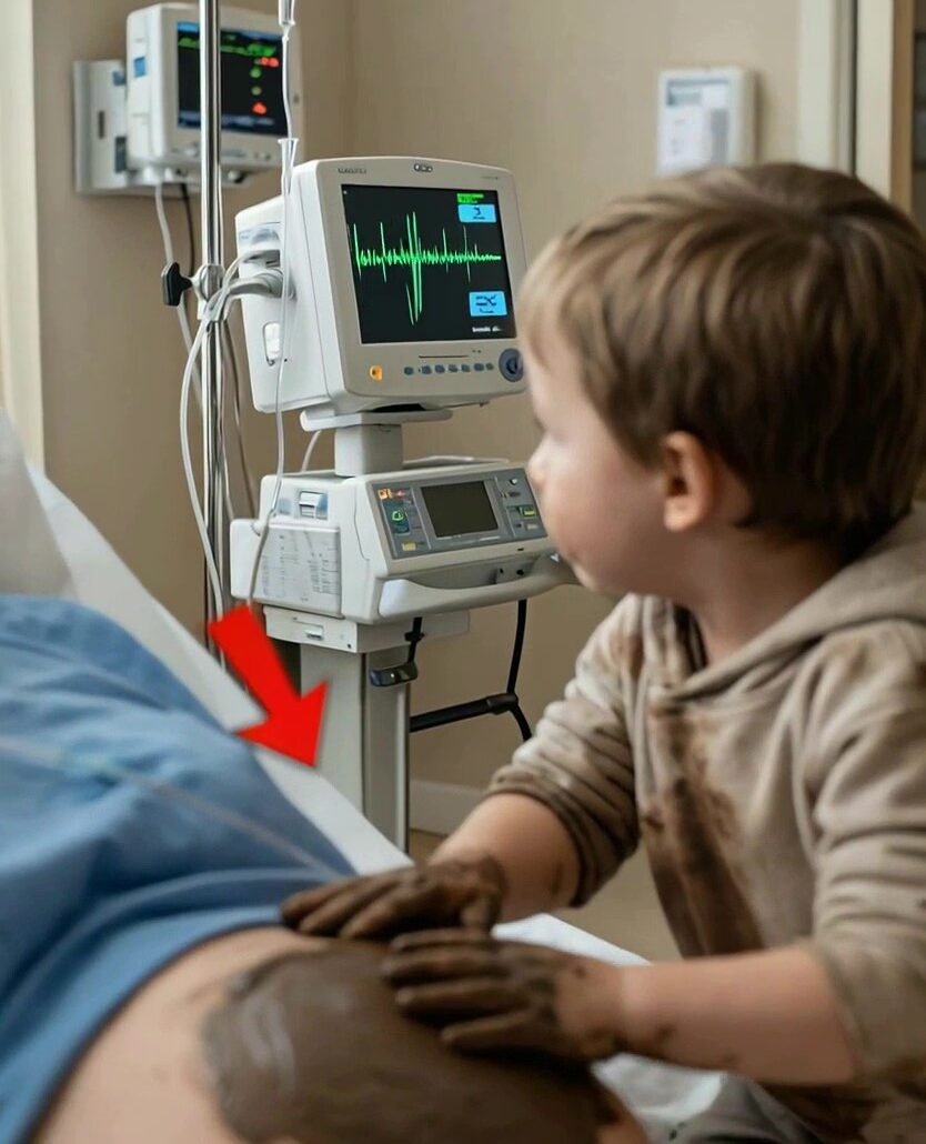 Doctors examining medical data
