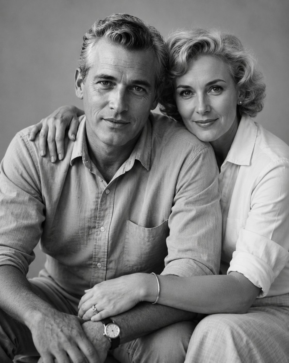 Paul Newman and Joanne Woodward