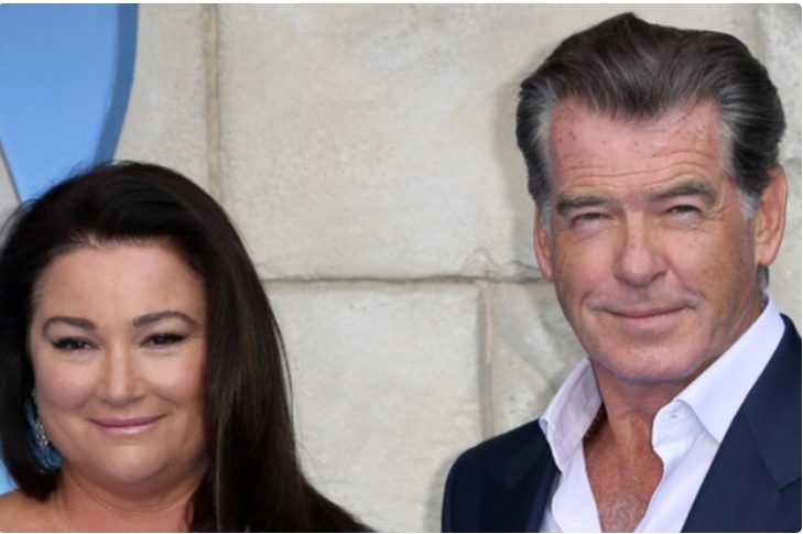 Pierce Brosnan and Keely Shaye Smith