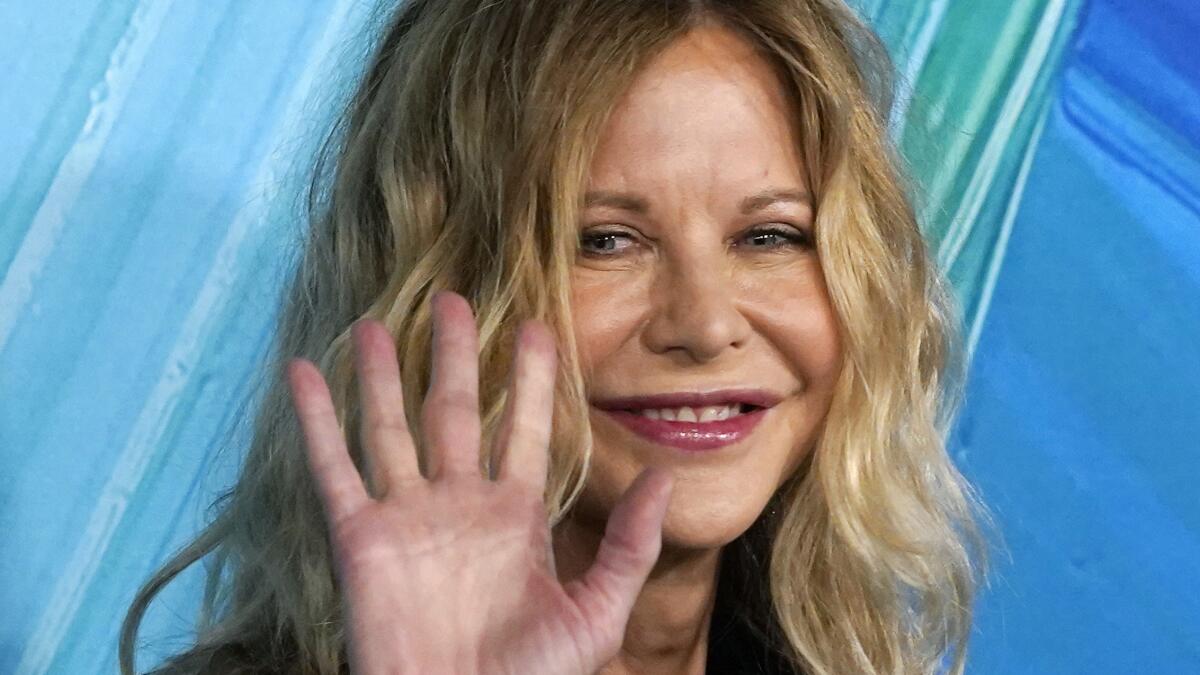 Meg Ryan at the event supporting Michael J. Fox