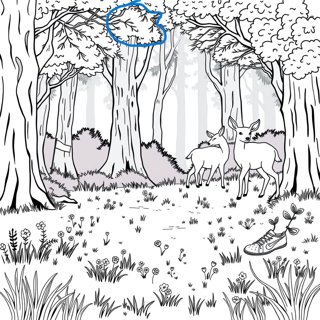 Image revealing the location of the shoe’s owner