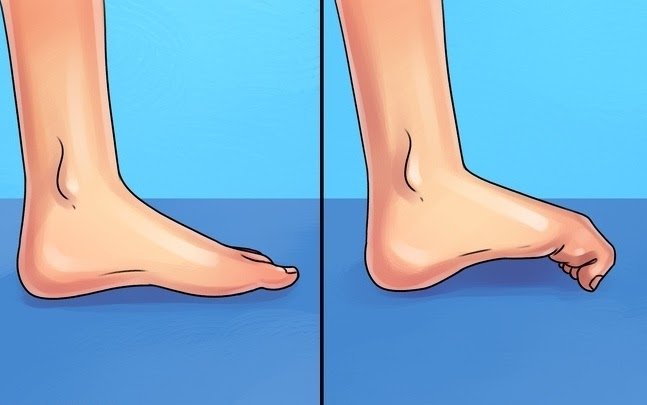 Grasping with toes