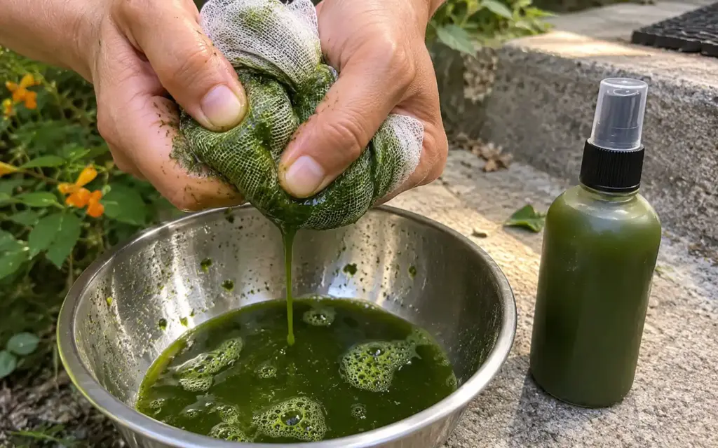 handcrafted herbal juice extraction