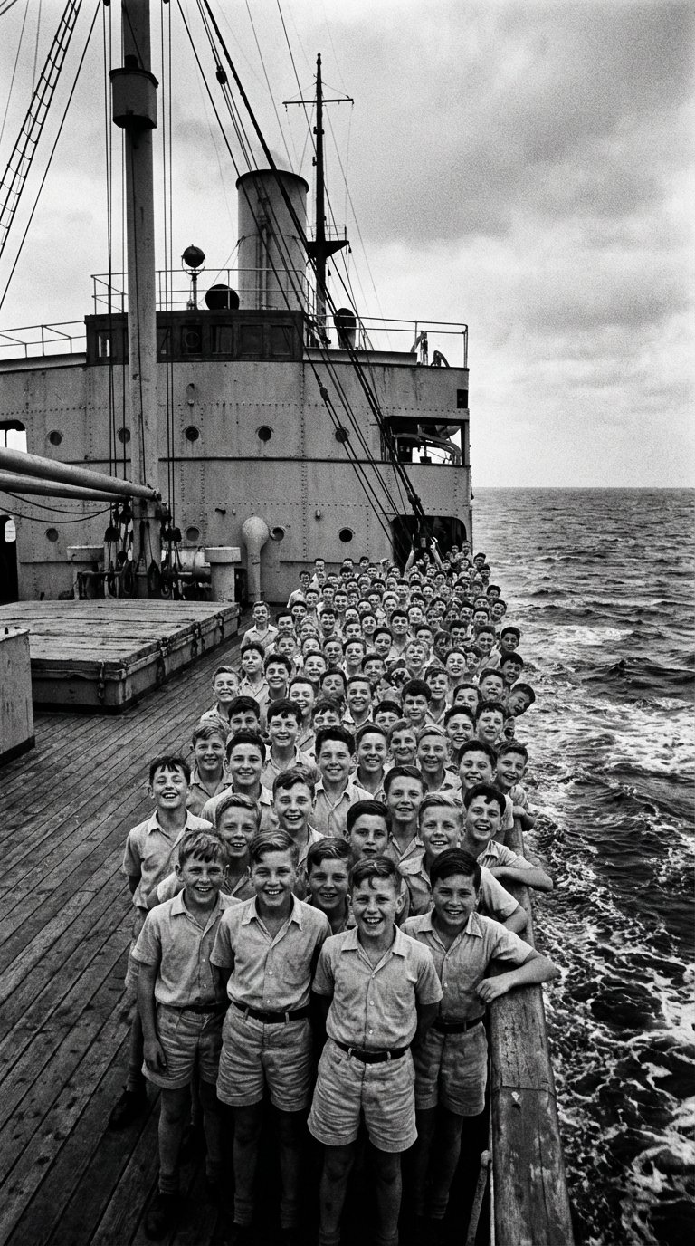 Vintage photo of children