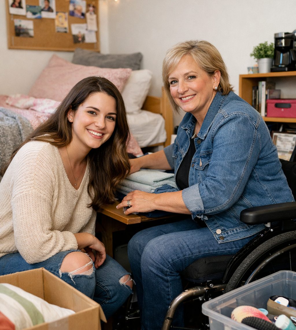 Camille and her mother working together on their brand