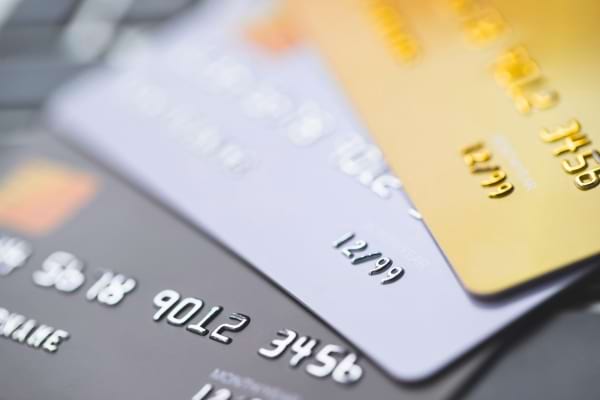 Several credit cards pictured
