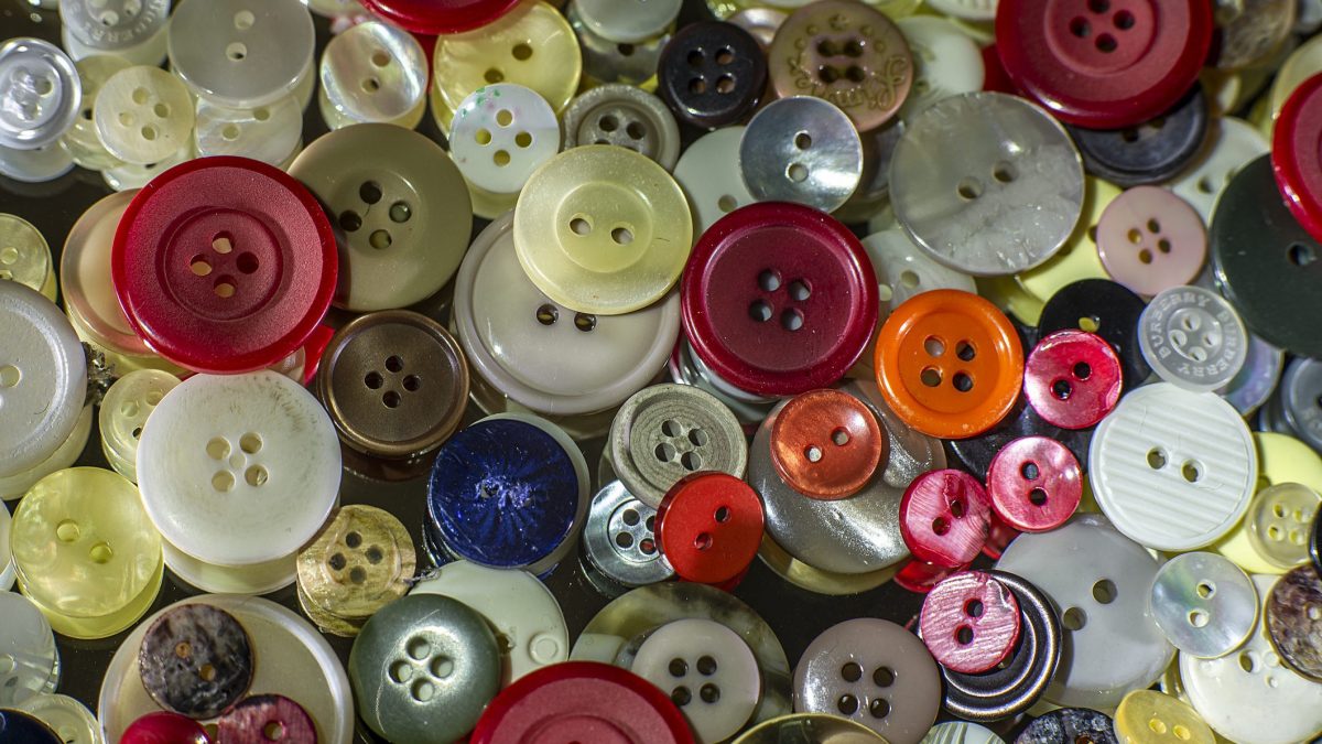 Bouquet of flower buttons