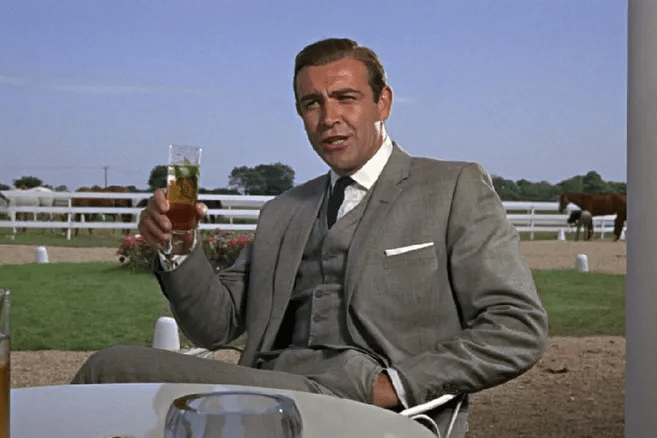 Portrait of Sean Connery in his youth