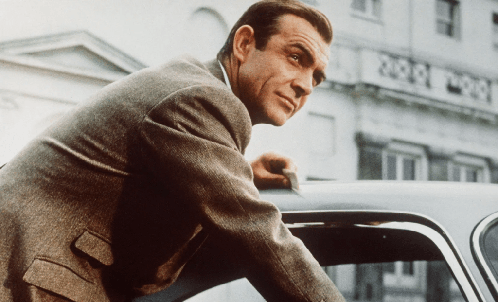 Sean Connery in the role of James Bond