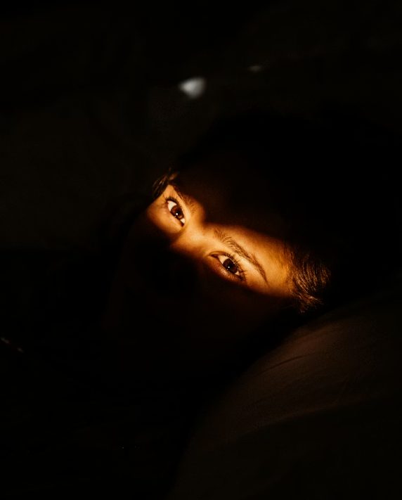 Silhouette in shadow evoking mystery