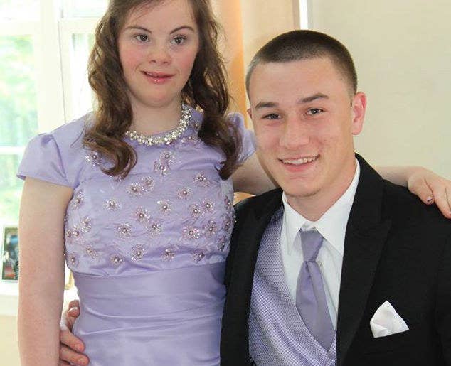 Young people at the prom